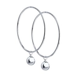 Серьги из серебра (Арт.94-124-01481-1)