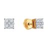 Серьги из золота с бриллиантами (Арт.1022288)