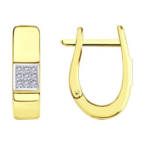 Серьги из желтого золота (Арт.53-220-01461-1)