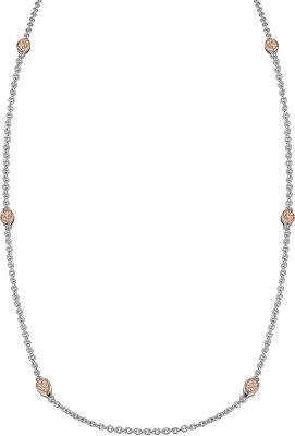 Ожерелье из серебра с куб. цирконием (Арт.fao-1-56-r)