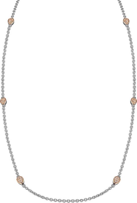 Ожерелье из серебра с куб. цирконием (Арт.fao-1-56-r)