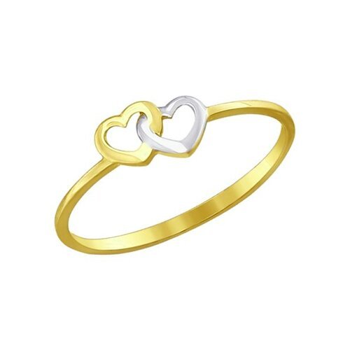 Кольцо из желтого золота (Арт.017128-2)