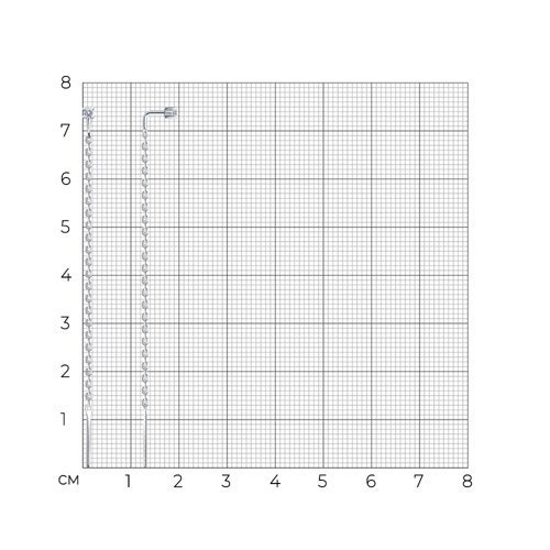 Серьги из серебра с фианитами (Арт.94025847)