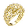 Кольцо с фианитами «Gaudi Shine» серебро лимонное, Fresh Jewelry (арт.FA-R02358-X-L-X-X-W)
