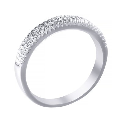 Кольцо из белого золота с бриллиантом (Арт.aas-4042r_ko_wg)