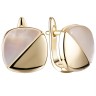 Серьги серебряные с жемчугом «Gravity Shine» Fresh Jewelry (арт.PI-E03570-X-L-PN-X-X)