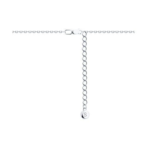 Колье из серебра с фианитами (Арт.94070340)