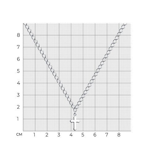 Колье из серебра (Арт.94070591)
