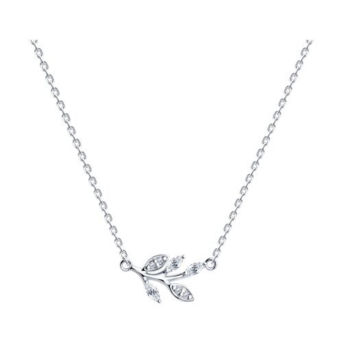 Колье из серебра с фианитами (Арт.94070706)