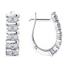 Серьги из белого золота с бриллиантами (Арт.1021940-3)