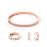 Coeur de lion браслет crystal-rose gold 17 см la_0131_33-1822