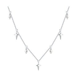 Колье из серебра с жемчугом (Арт.92070065)