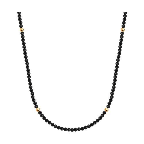 Колье из золочёного серебра с шпинелью (Арт.93-370-01855-3)
