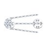 Брошь из серебра с фианитами (Арт.94049016)