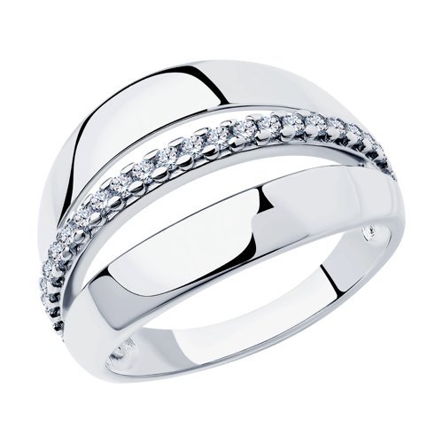 Кольцо из серебра с фианитами (Арт.94-110-00997-1)