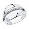 Кольцо из серебра с фианитами (Арт.94-110-00997-1)