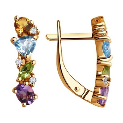 Серьги золотые пробы 585 (Арт.51-320-02408-1)