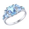 Кольцо из серебра с фианитами (Арт.94012760)