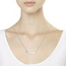 Колье из серебра с фианитом (Арт.94070463-9)