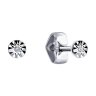 Серьги из белого золота с бриллиантами (Арт.52-222-01076-2)