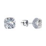 Серьги из серебра с фианитами (Арт.94023318)