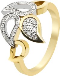 Кольцо из золота с бриллиантом Русские Самоцветы (Арт.xy008bb3_54)