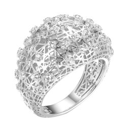 Кольцо из серебра с фианитом (Арт.fa-r02358-x-w-x-x-w)