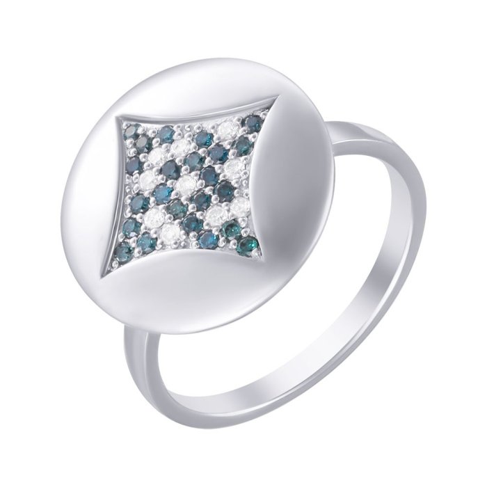 Кольцо из белого золота с бриллиантом (Арт.249847_wgdwdl_ko_dl_wg)