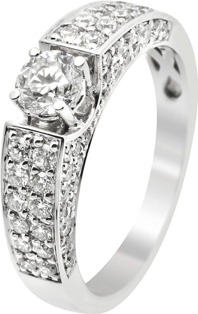 Кольцо с бриллиантом «Tentation Celeste» из белого золота Diamanti (арт.3DG062GB2)