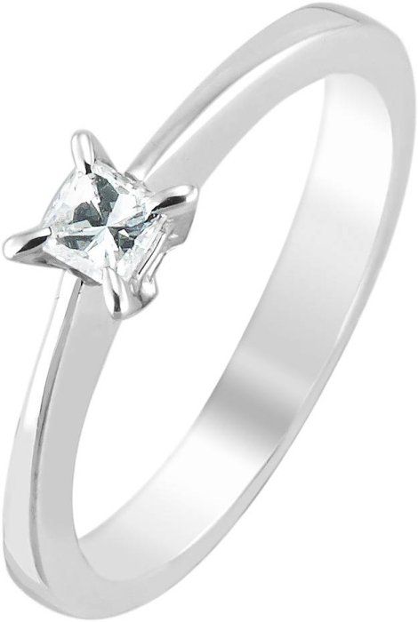 Кольцо из белого золота с бриллиантом (Арт.9065dtkog_0.20)