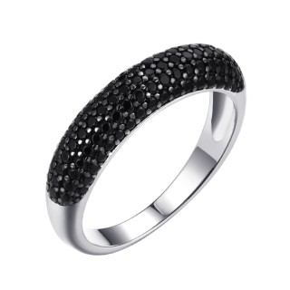 Кольцо серебряное со шпинелью «Caviar Glam» Fresh Jewelry (арт.SL-R00231-X-WB-X-X-B)