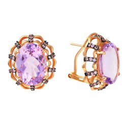 Серьги из золота с аметистом и сапфиром (Арт.e32517k-25_ps_am_pink)