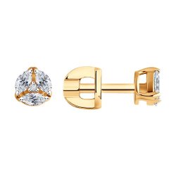 Серьги из золота с бриллиантами (Арт.1022106)