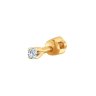 Серьги одиночные из золота с бриллиантом (Арт.1170005)