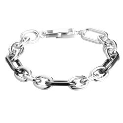 Браслет из серебра с керамикой (Арт.tc-b02470-b-w-x-x-x)