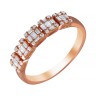 Кольцо золото с бриллиантами «Розовый Шарм» JVG (арт.R25688_KO_PINK)