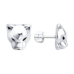 Серьги из серебра с эмалью (Арт.94027326)