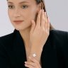 Браслет из серебра с фианитами и эмалью (Арт.94051565)