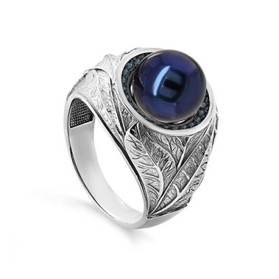 Кольцо золото с бриллиантами и жемчугом «Lady Di» Kabarovsky (арт.11-11706-2600)