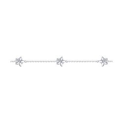 Браслет из серебра с фианитами (Арт.94-150-01636-2)