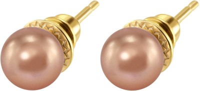 Серьги с жемчугом «Beautiful 10G» серебро позолота Rivoli (арт.AAS-13-8-10-G)