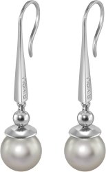 Серьги из серебра с жемчугом (Арт.aas-16-10-28-s)