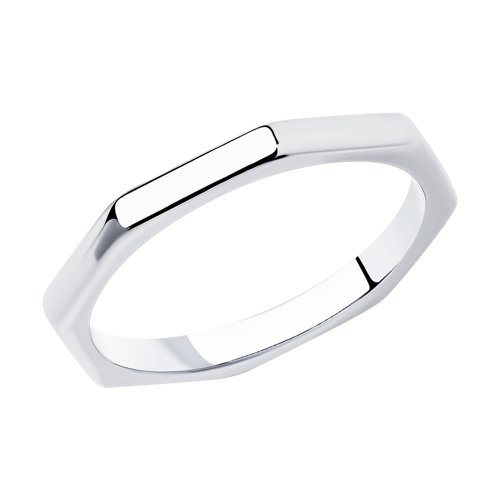 Кольцо SOKOLOV «Грани серебра» из серебра 925 с родиевым покрытием (арт. 94013228)