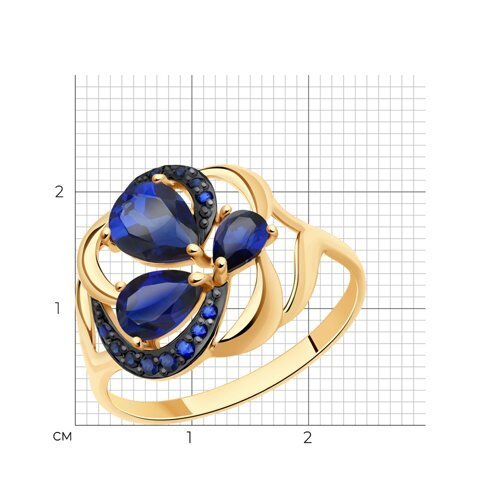 Кольцо золотое пробы 585 (Арт.714757)