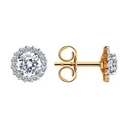 Серьги из золота с фианитами (Арт.029731)