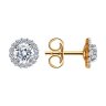 Серьги из золота с фианитами (Арт.029731)