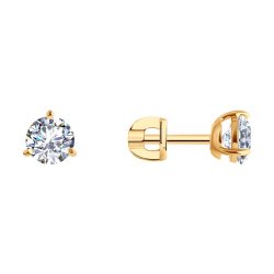 Серьги из золота с фианитами (Арт.0200232)