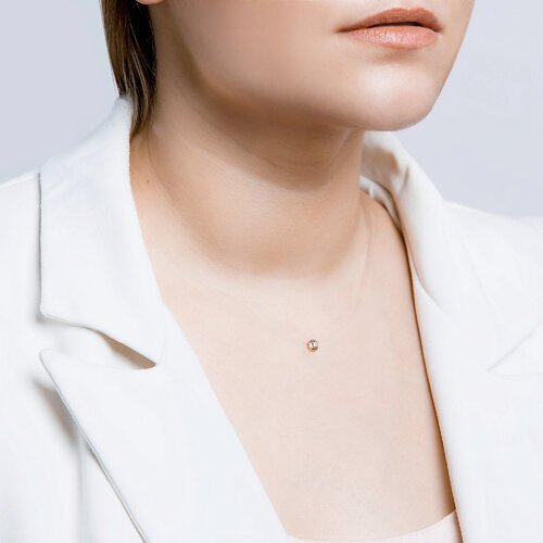 Колье из золота с фианитом (Арт.070304)