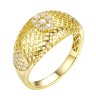 Кольцо серебряное с фианитами «Gaudi Shine» Fresh Jewelry (арт.FA-R03215-X-L-W-X-W)