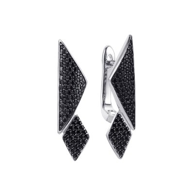Серьги из серебра с шпинелью (Арт.mp-e00979-x-wb-x-x-b)